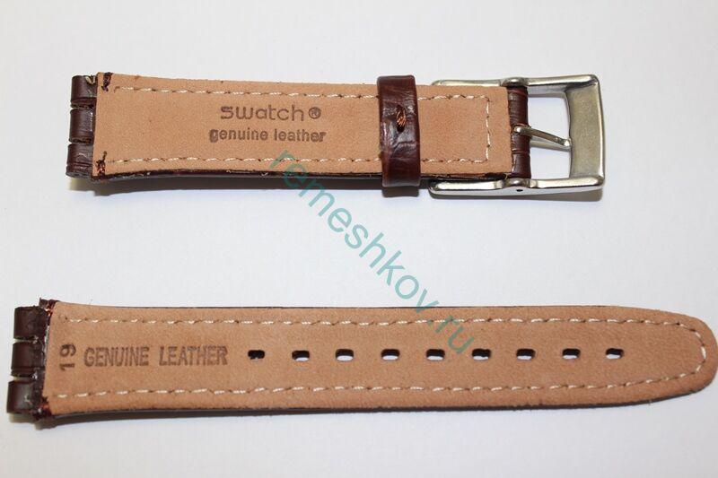 Ремешок Для Часов Swatch Кожаный Купить